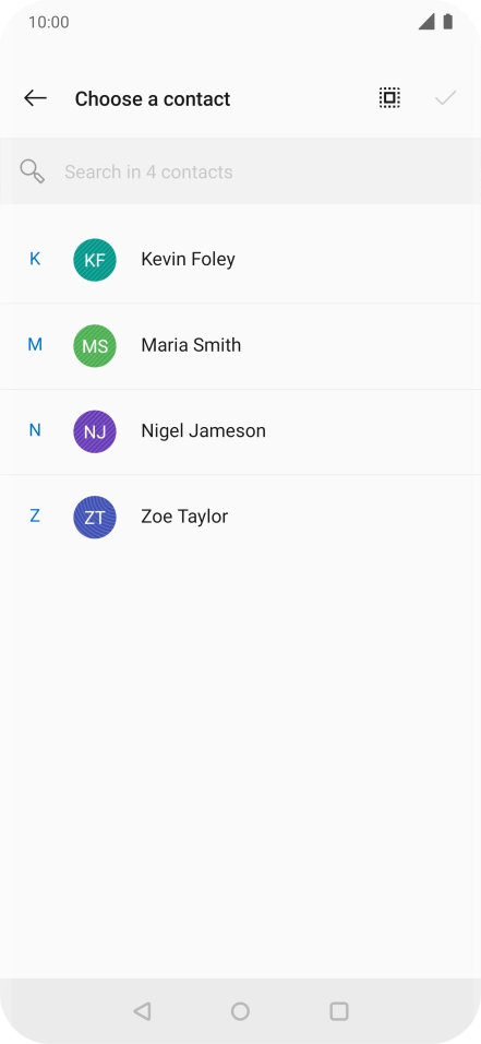 Press the select all icon.