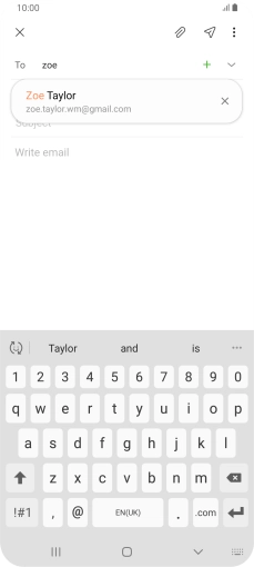 Press the required contact.