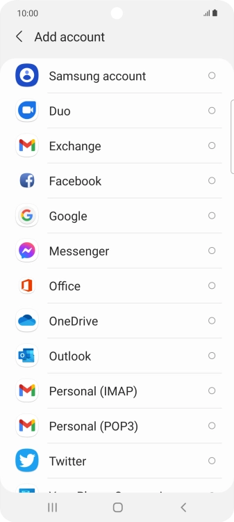 Press Personal (POP3).