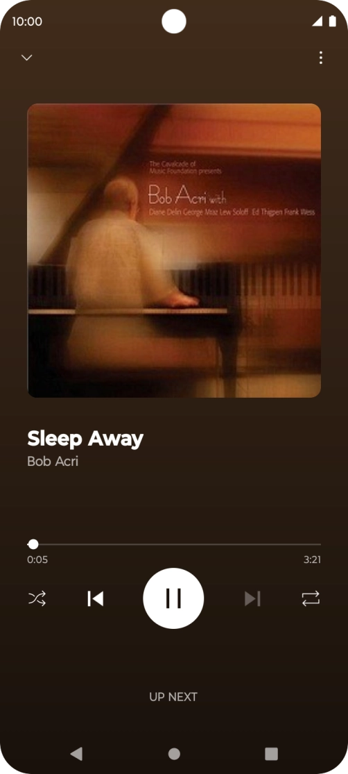 Press arrow right to go to the next audio file.