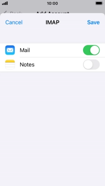 Press Save. Your email account has now been set up. To select more settings for incoming and outgoing server, proceed with the following steps.