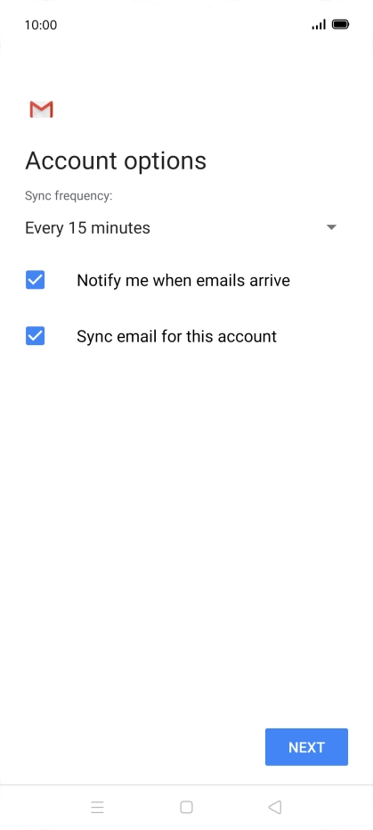 Press the drop down list below 