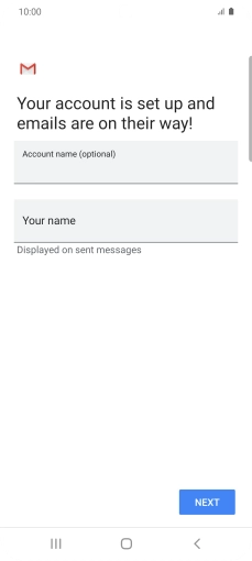 Press the field below 