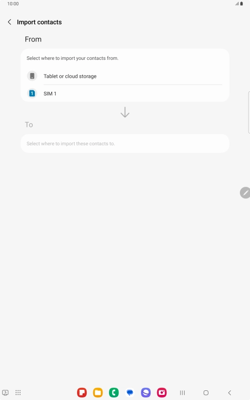 Press the name of the SIM.