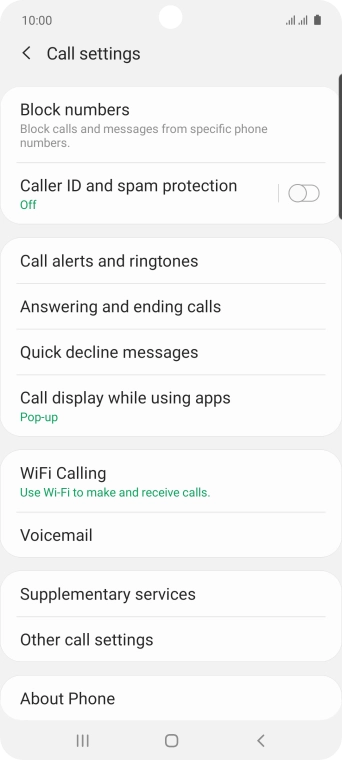 Press Wi-Fi Calling.