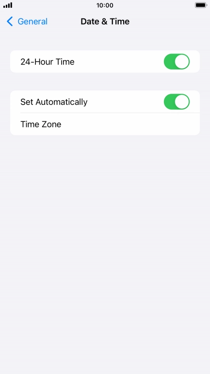 Press the Home key to return to the home screen.