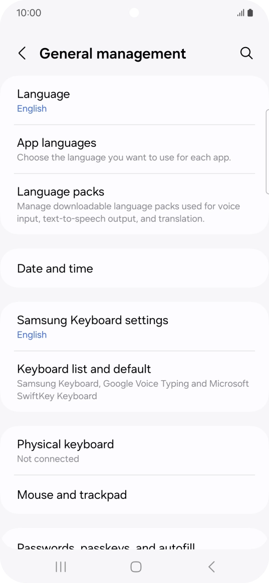 Press Date and time.
