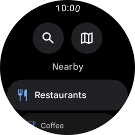Press the search icon.