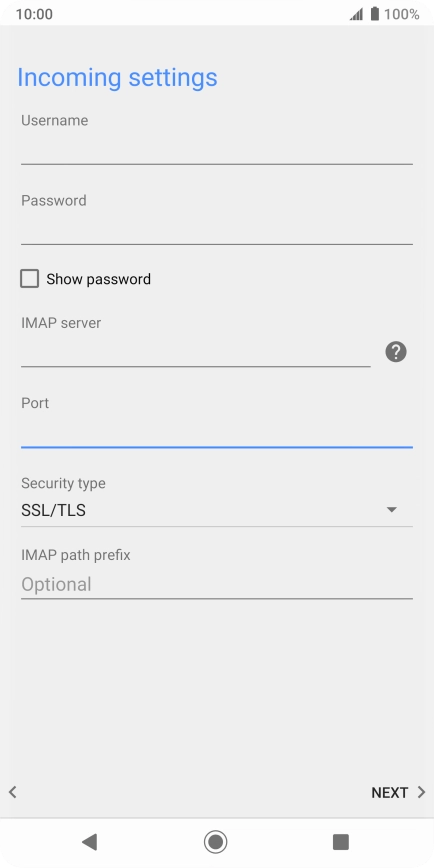 Press the drop down list below 