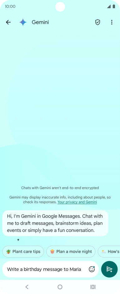 Write or say in your own words which topic you would like to use.