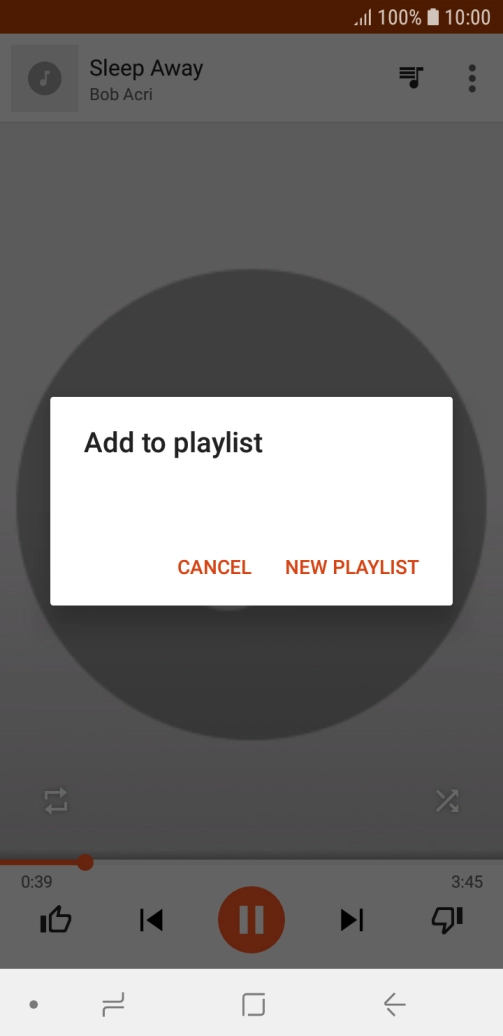 Press NEW PLAYLIST.