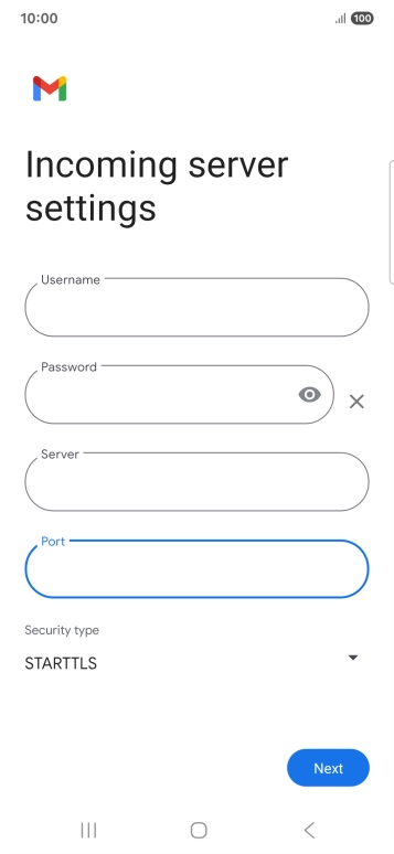 Press the drop down list below 