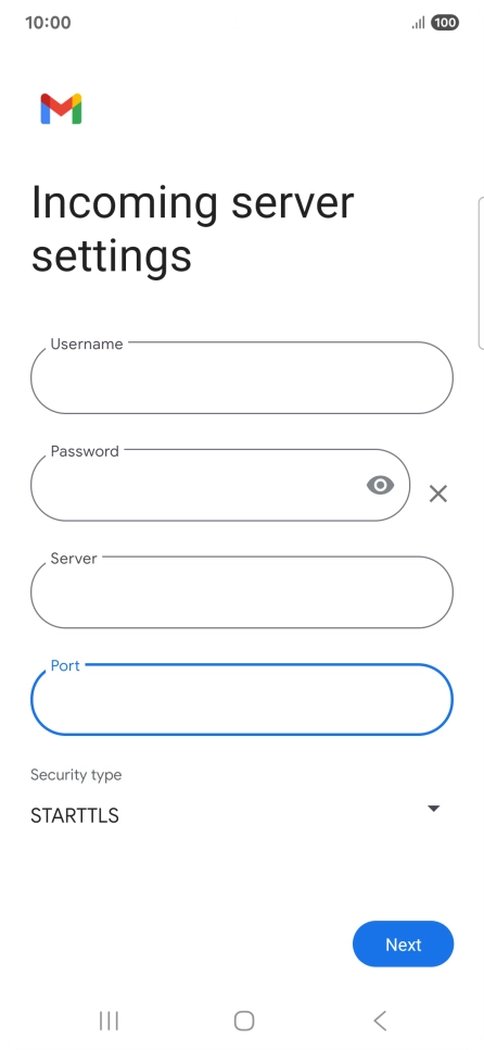 Press the drop down list below 