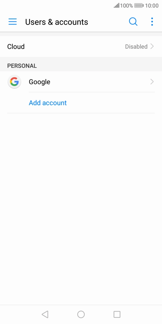 Press the Home key to return to the home screen.