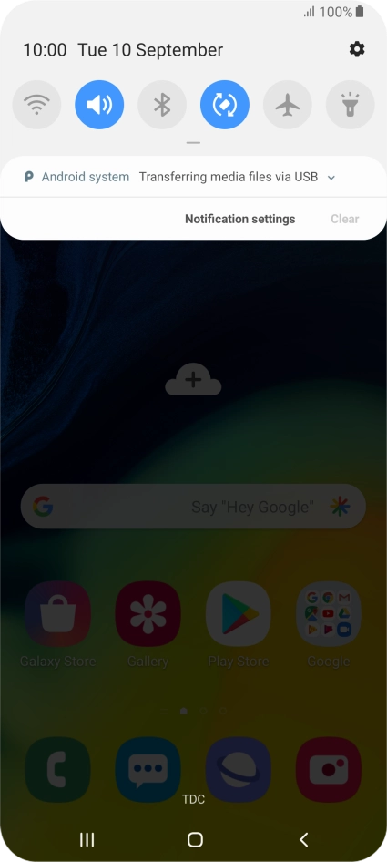 Press Android system.