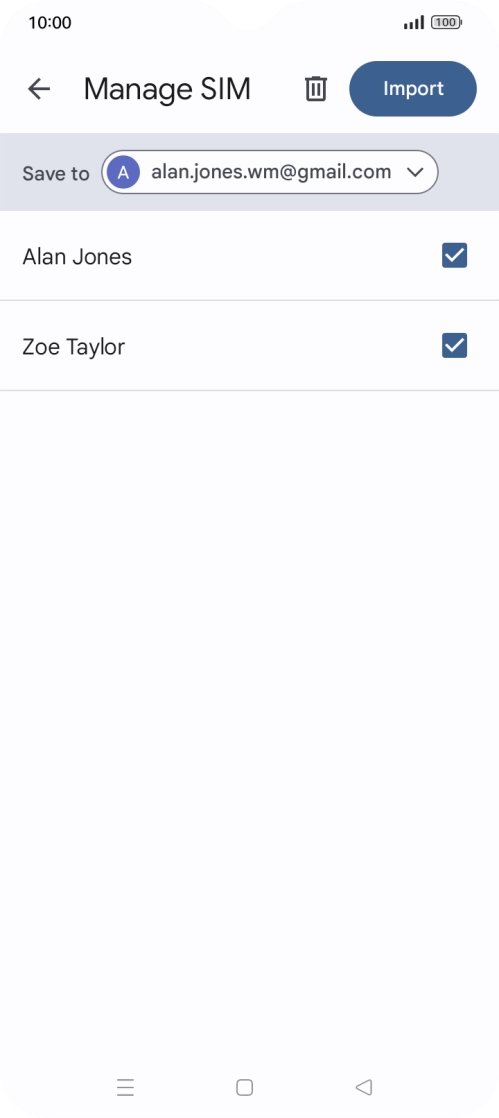 Press the drop down list next to 