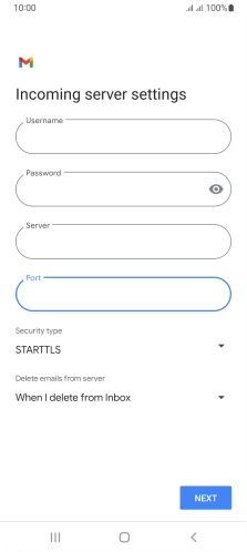 Press the drop down list below 