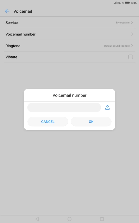 Key in +447953222222 and press OK.