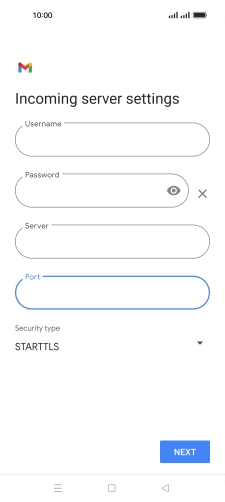 Press the drop down list below 