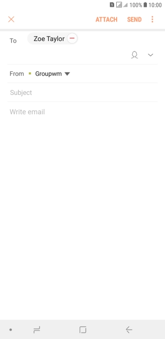 Press Subject and key in the required subject.