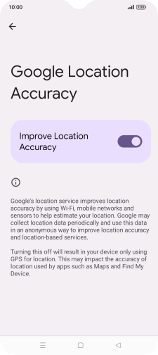 If you press the indicator next to 