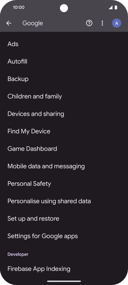 Press Find My Device.