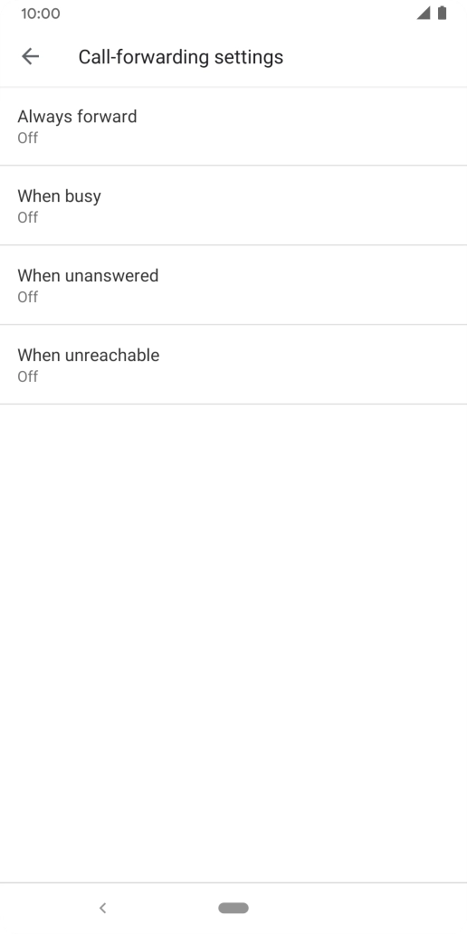 Press the Home key to return to the home screen.
