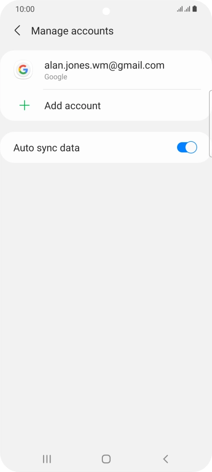 Press the Home key to return to the home screen.