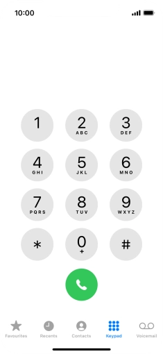 Press Keypad.