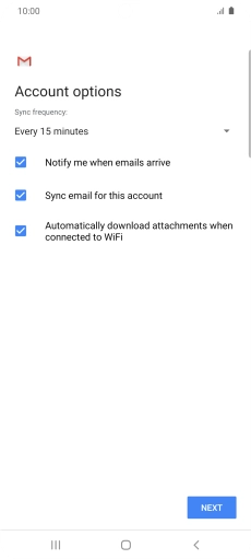 Press the drop down list below 
