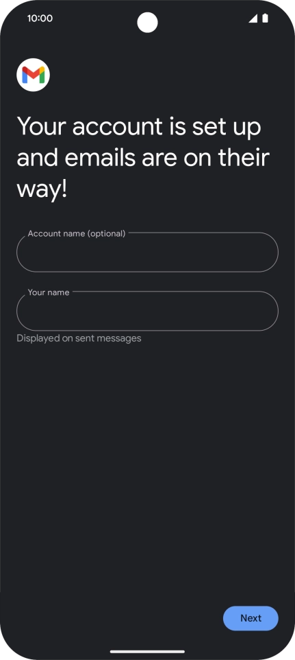 Press the field below 