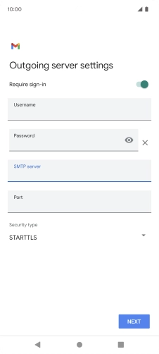 Press the field below 