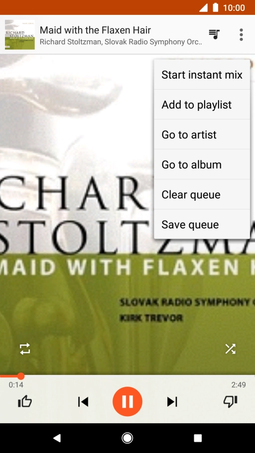 Press Add to playlist.