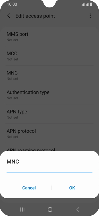Key in 33 and press OK.