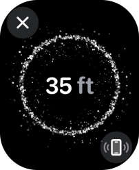 Follow the instructions on the screen to find your phone.