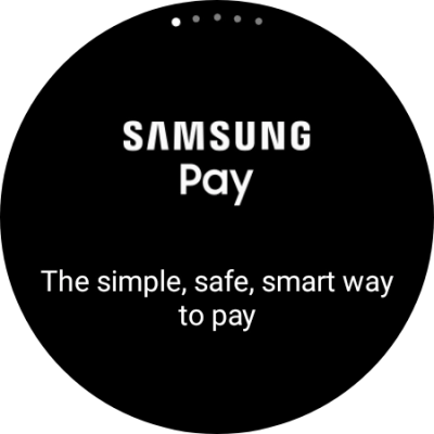 Press and hold the Return key to activate Samsung Pay.