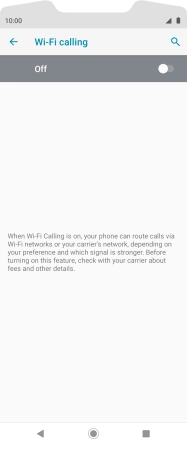 Press the indicator to turn the function on or off.
