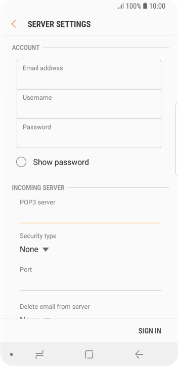 Press the drop down list below 