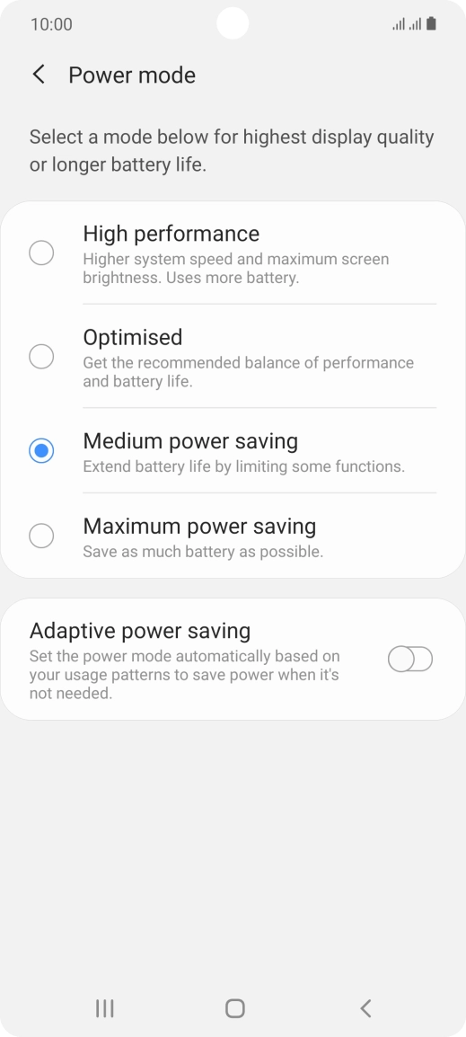 Press the Home key to return to the home screen.