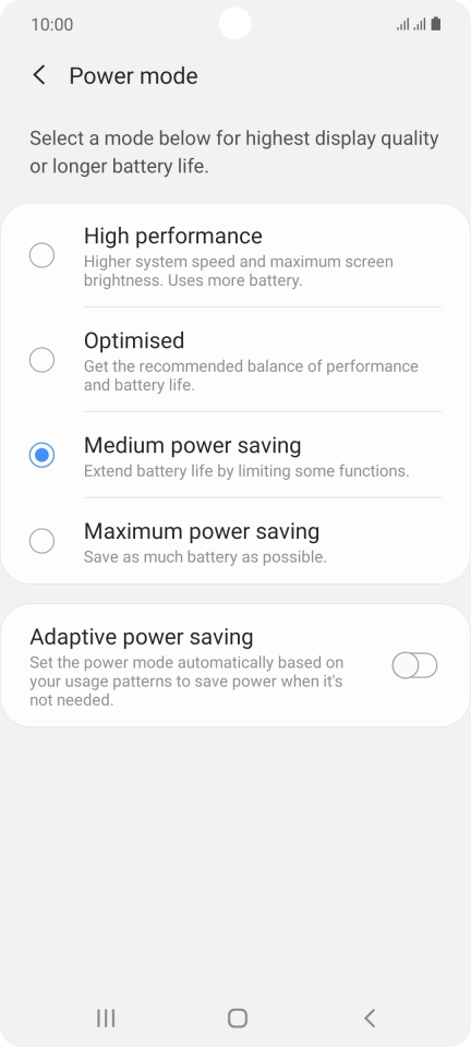Press the Home key to return to the home screen.