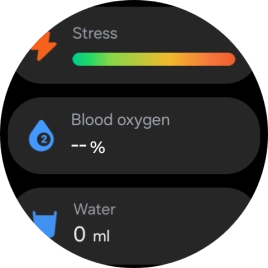 Press Blood oxygen.