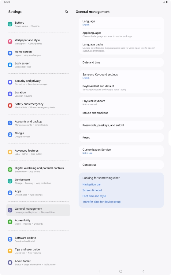 Press Date and time.