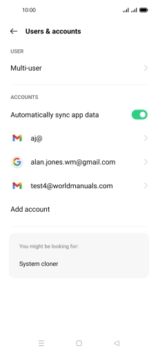 Press the Home key to return to the home screen.