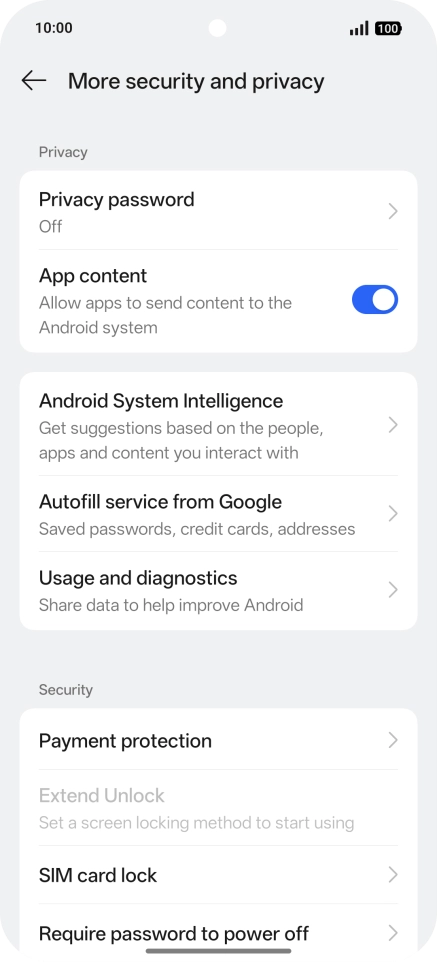 Press SIM card lock.