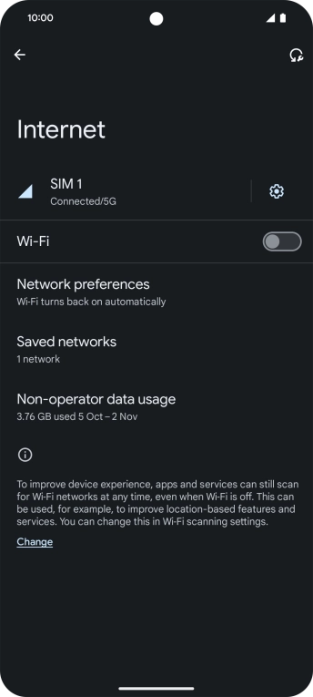Press the indicator to turn on the function.