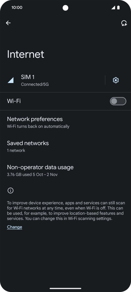 Press the indicator to turn on the function.