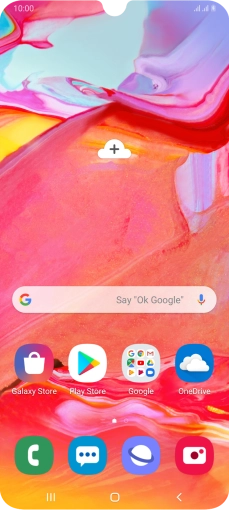 When the battery charging icon is displayed, charging is in progress.
