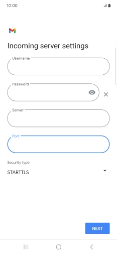 Press the drop down list below 