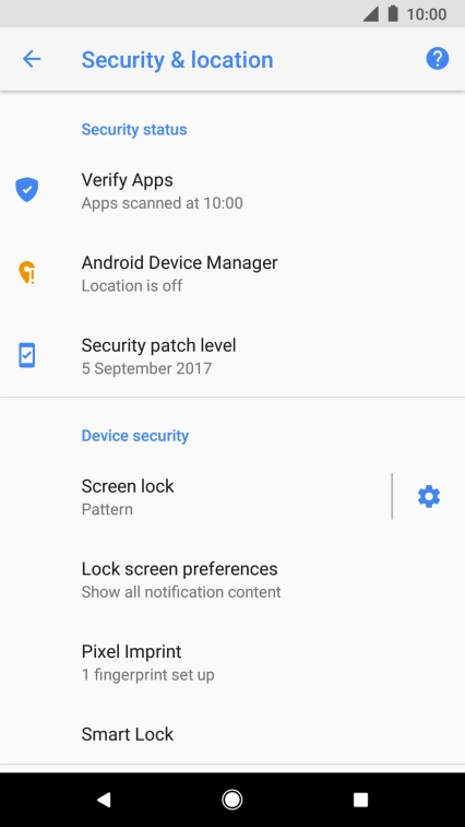 Press the Home key to return to the home screen.
