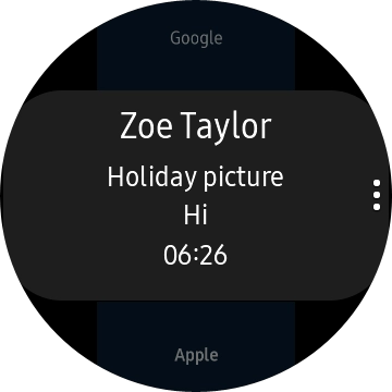Press the required email message to read it.
